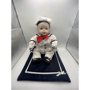 Ashton Drake Baby Boy Sailor Yolanda Bello Porcelain Doll In Box